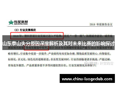 山东泰山失分原因深度解析及其对未来比赛的影响探讨